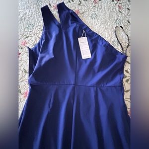 Women's Sexy One Shoulder Bodycon Formal Dress 2023 Summer Cutout Ruched Slit